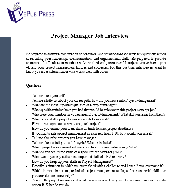 Interview Questions For Organizational Skills